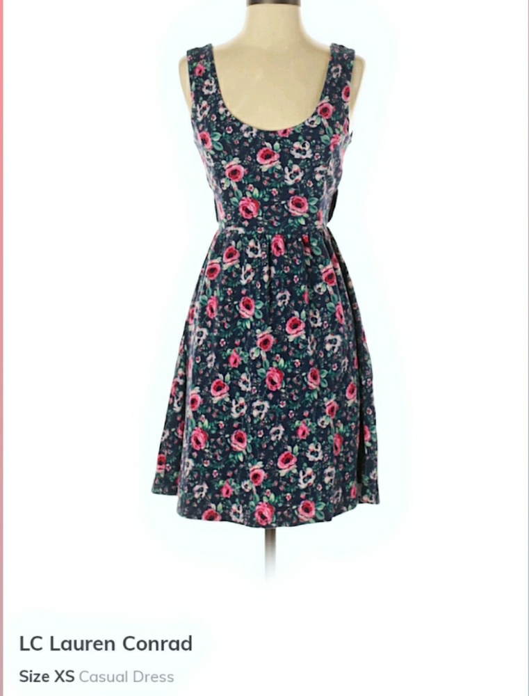 LC Lauren Conrad Floral Dress